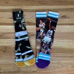 Utah Jazz Stance socks, Men’s size Large, 9-12